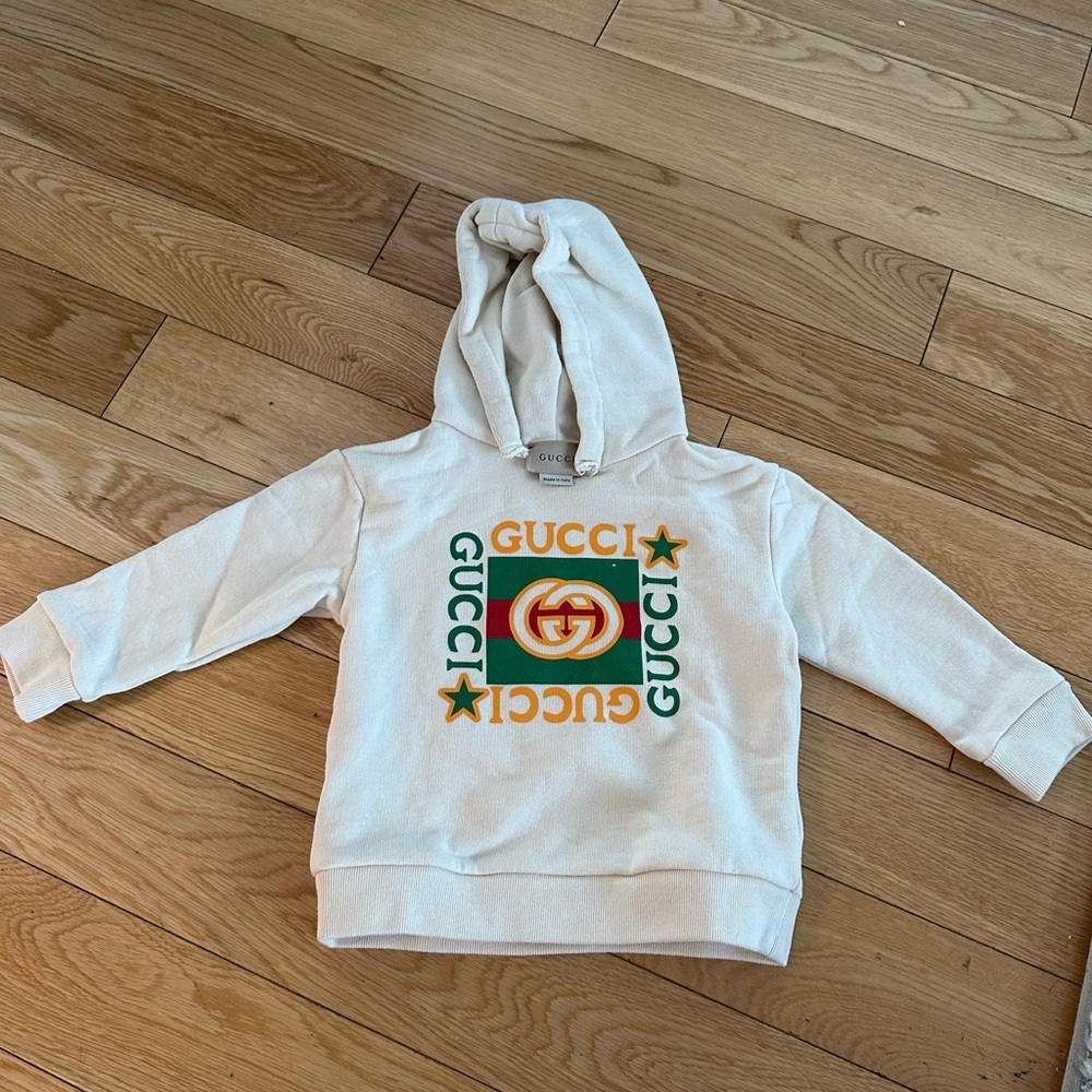 Gucci Baby Cream Hoodie 12-18 months